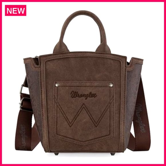 Mini Crossbody Purse with Aztec Embroidery, Adjustable Strap, Anti-Theft Pocket - Picture 6 of 8